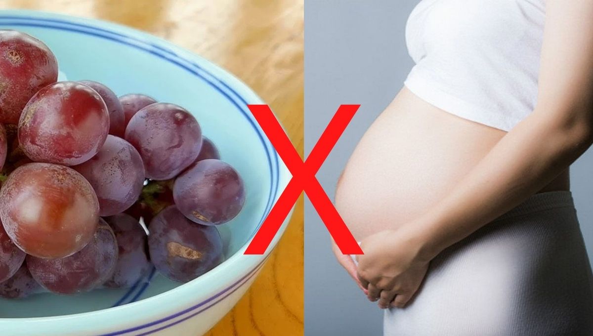 Nho là một trong các loại trái cây mẹ bầu nên tránh trong 3 tháng đầu thai kỳ