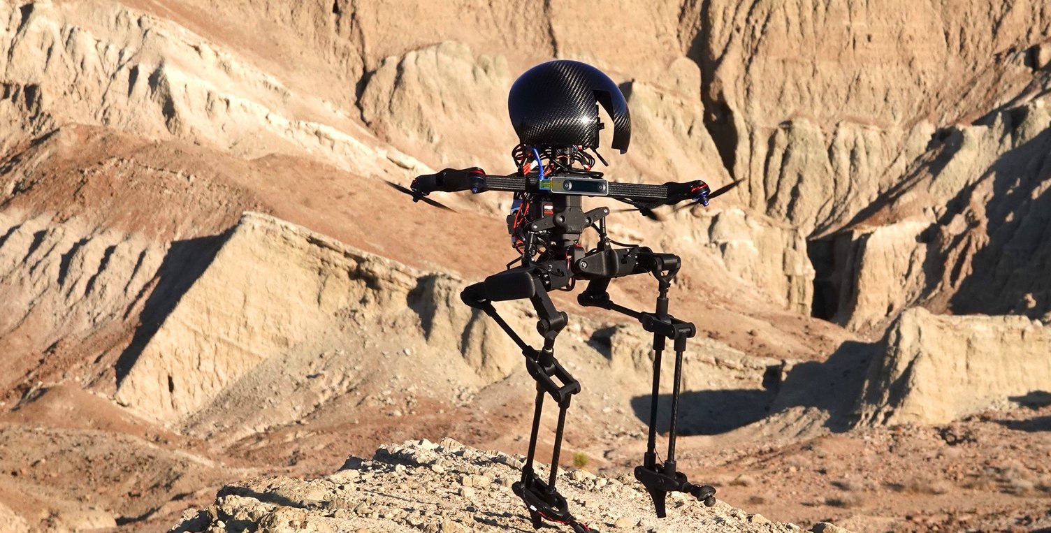 Robot LEO có thể bay như chim và thăng bằng trên dây